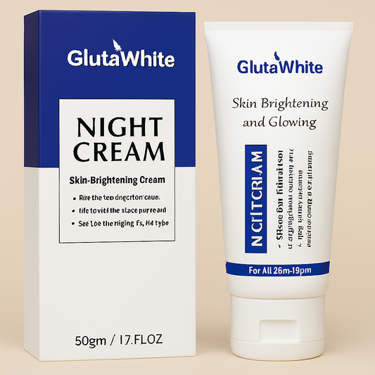 Gluta White Night Cream – Advanced Skin Brightening, Nourishing & Anti-Aging Formula